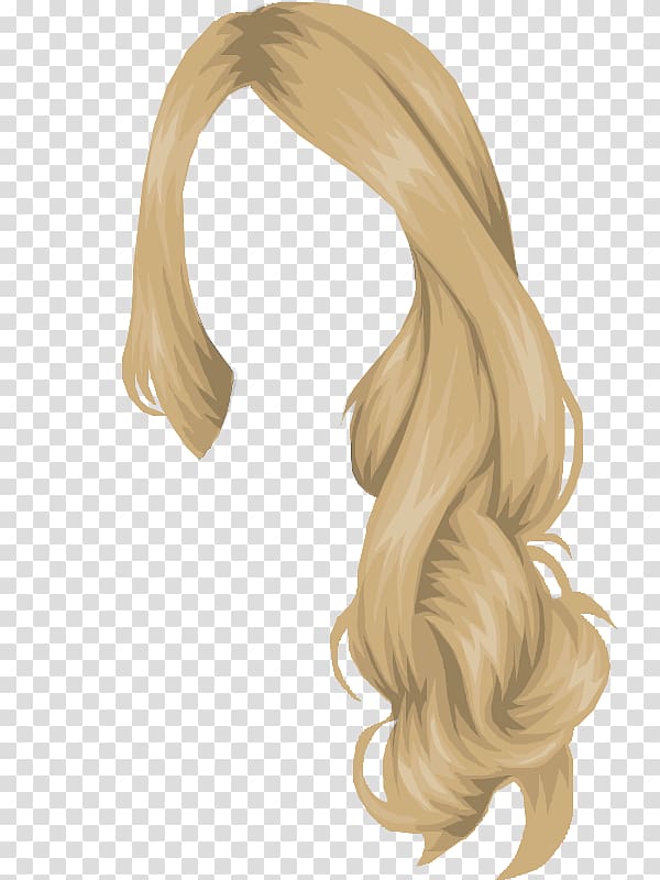 yellow wig cliparts