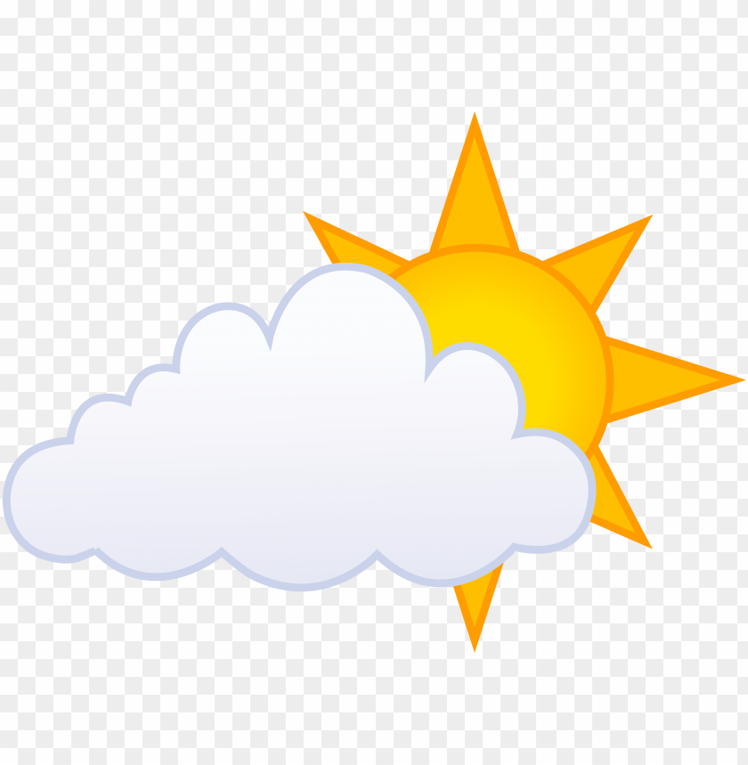 sun behind clouds clipart - Clip Art Library