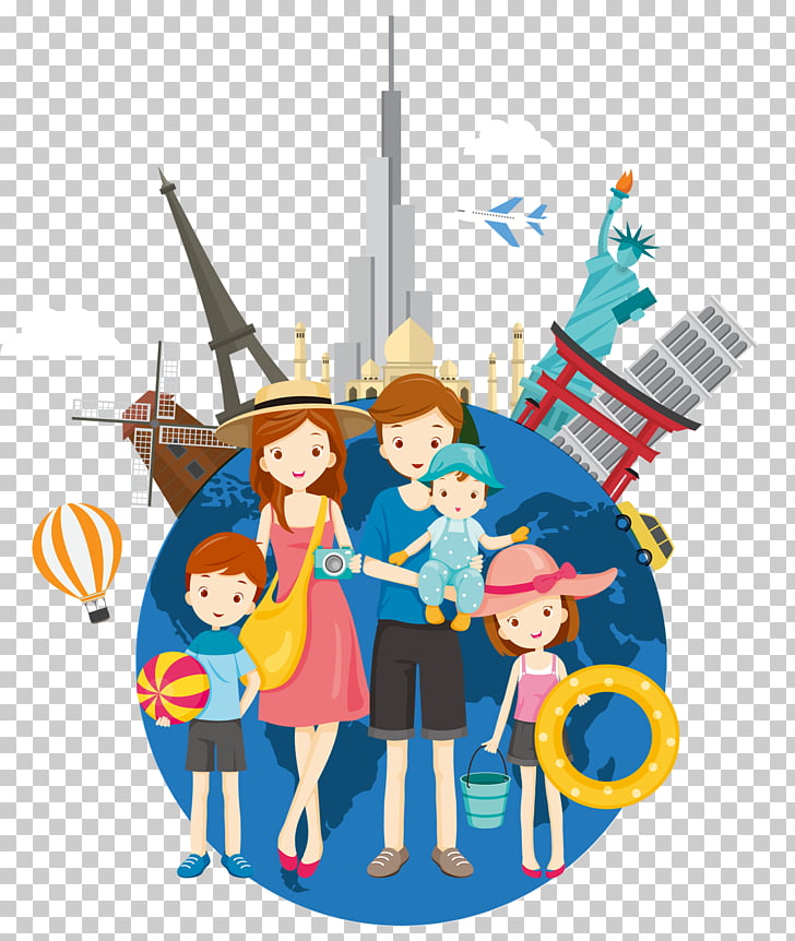 Family Clipart Tourist travel family clipart tourism holiday png ...