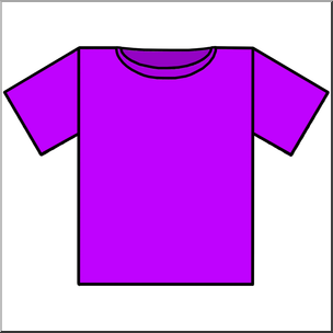 purple shirt cliparts