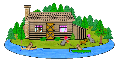 home vacation cliparts