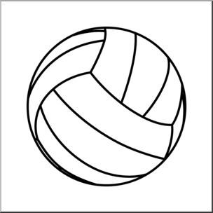 clip art volleyball - Clip Art Library