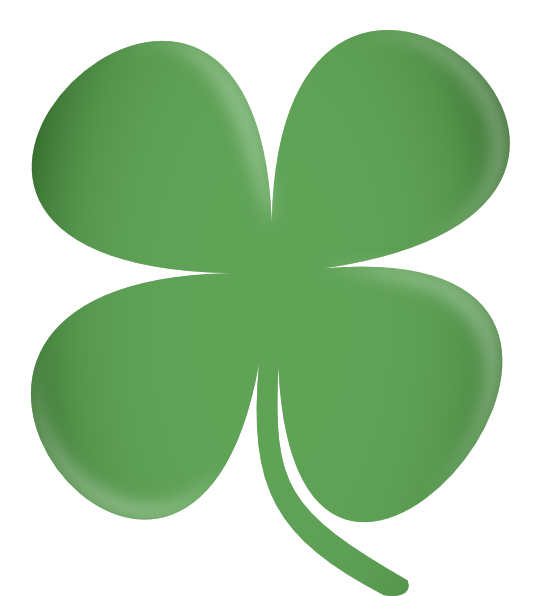 4 leaf clover clip art clovers and leaves on 
