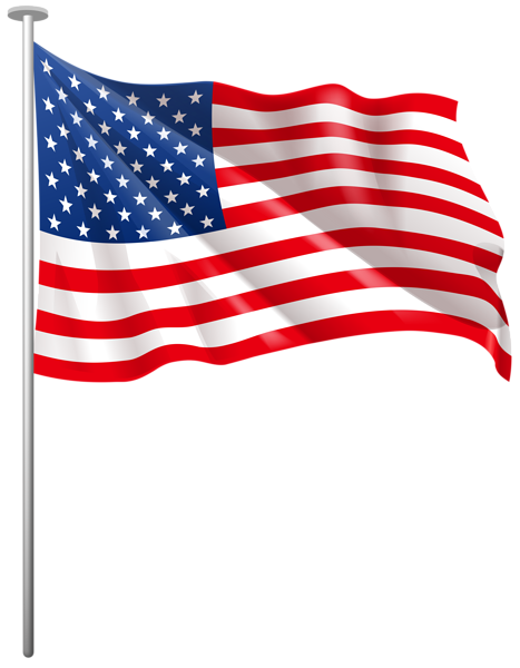 american flag no background
