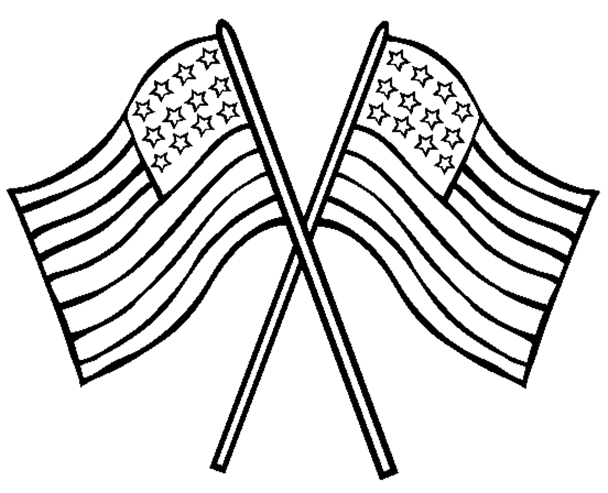 independence day clip art black and white