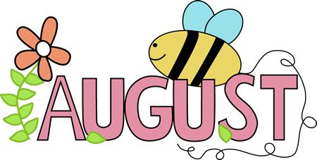 Free Month Clip Art Month of August Summer Clip Art Image the