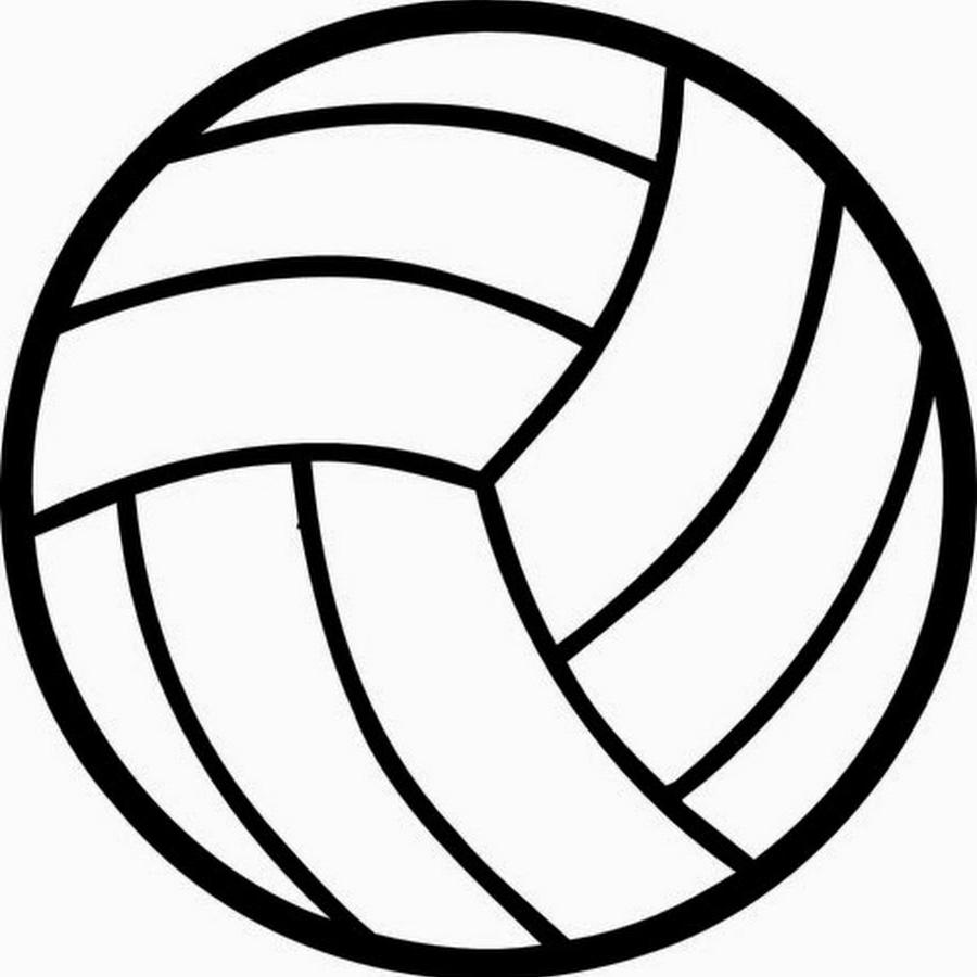 Best  Black And White Volleyball Ball Clipart