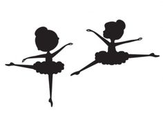 Little Ballerina Silhouette Clip Art Cameo Silhouette Projects 