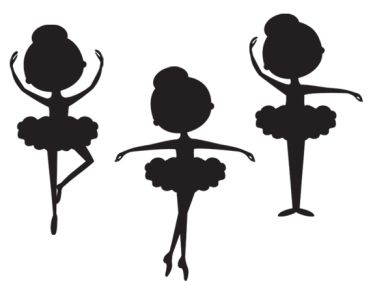 child ballerina silhouette - Clip Art Library