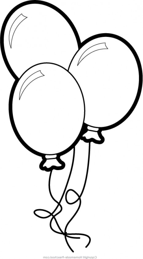 Free Balloon Clipart Black And White, Download Free Balloon Clipart ...