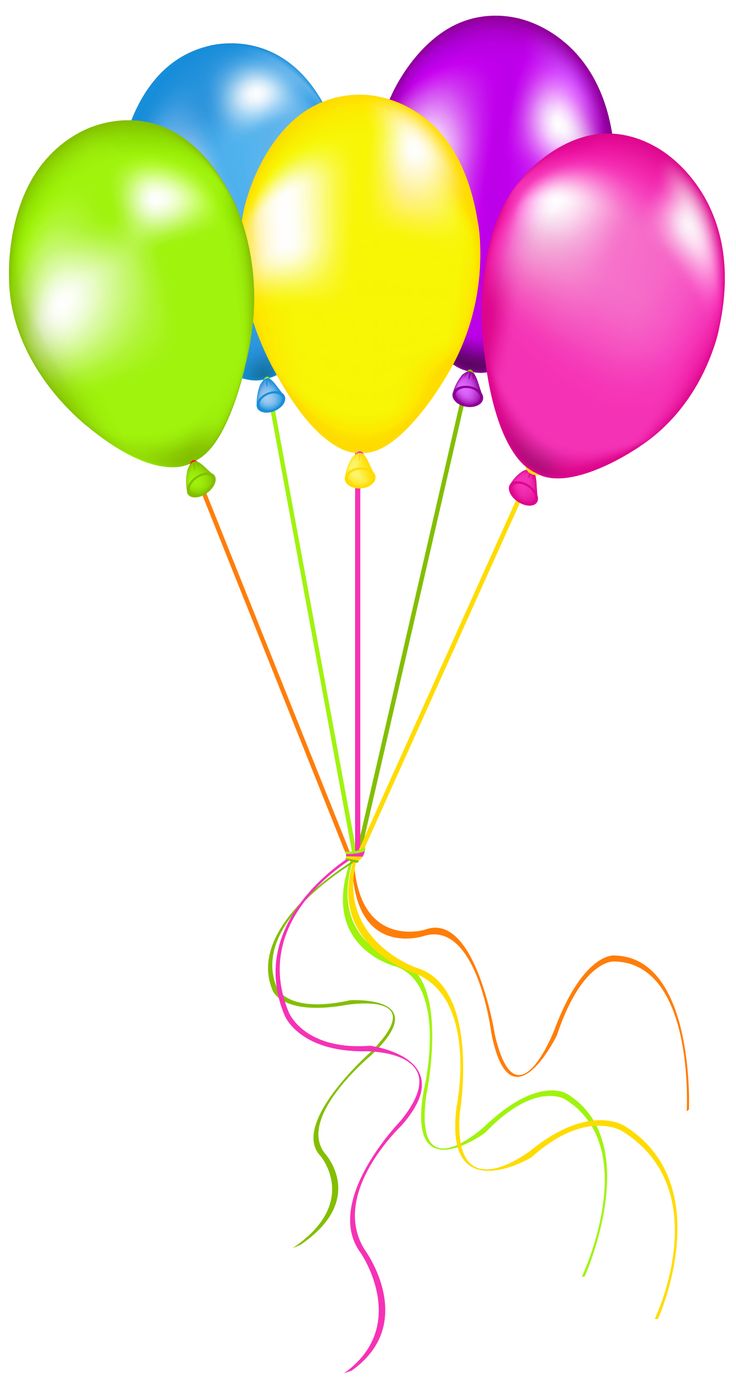 Happy Birthday Balloons Clip Art Black And White
