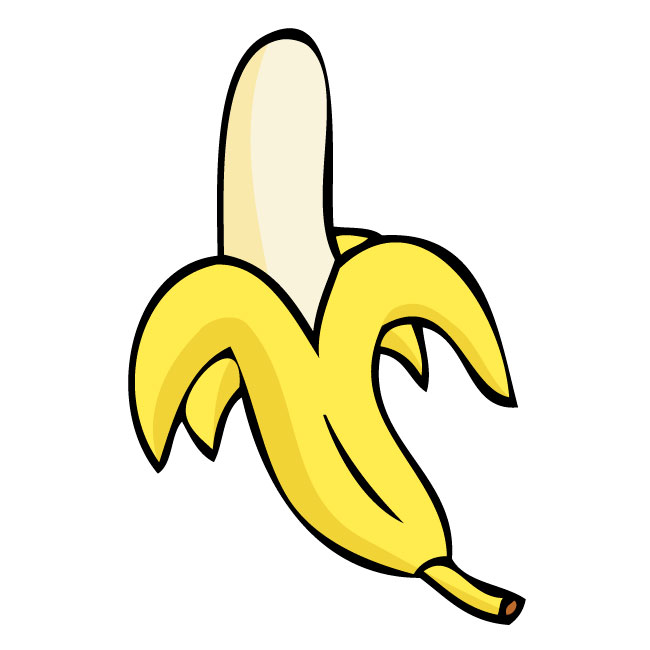 Banana Peel Clipart