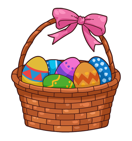 Free to Use amp Public Domain Easter Baskets Clip Art