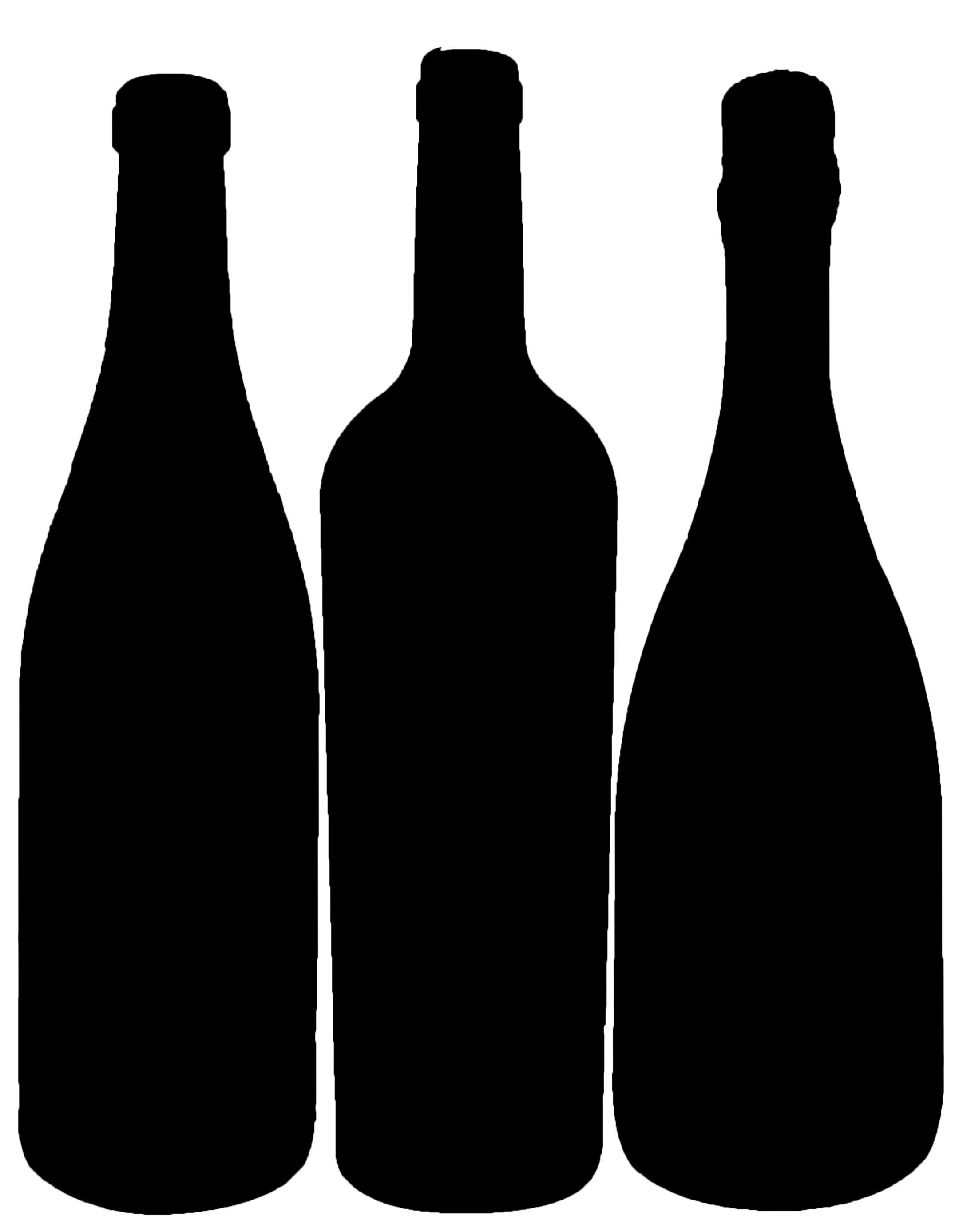 Best Free Beer Bottle Silhouette Clipart With Drawing