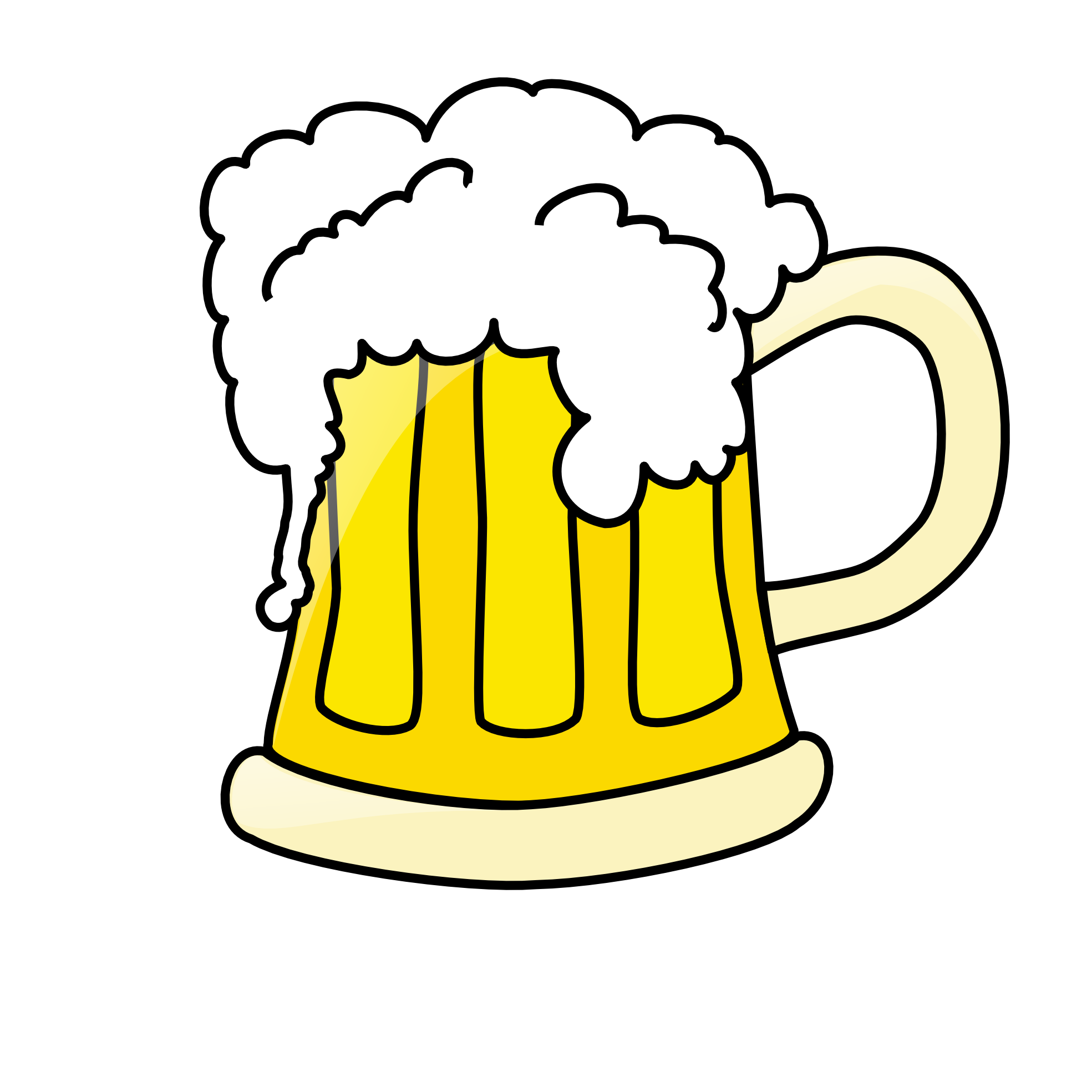 Beer clip art black and white free clipart images 4