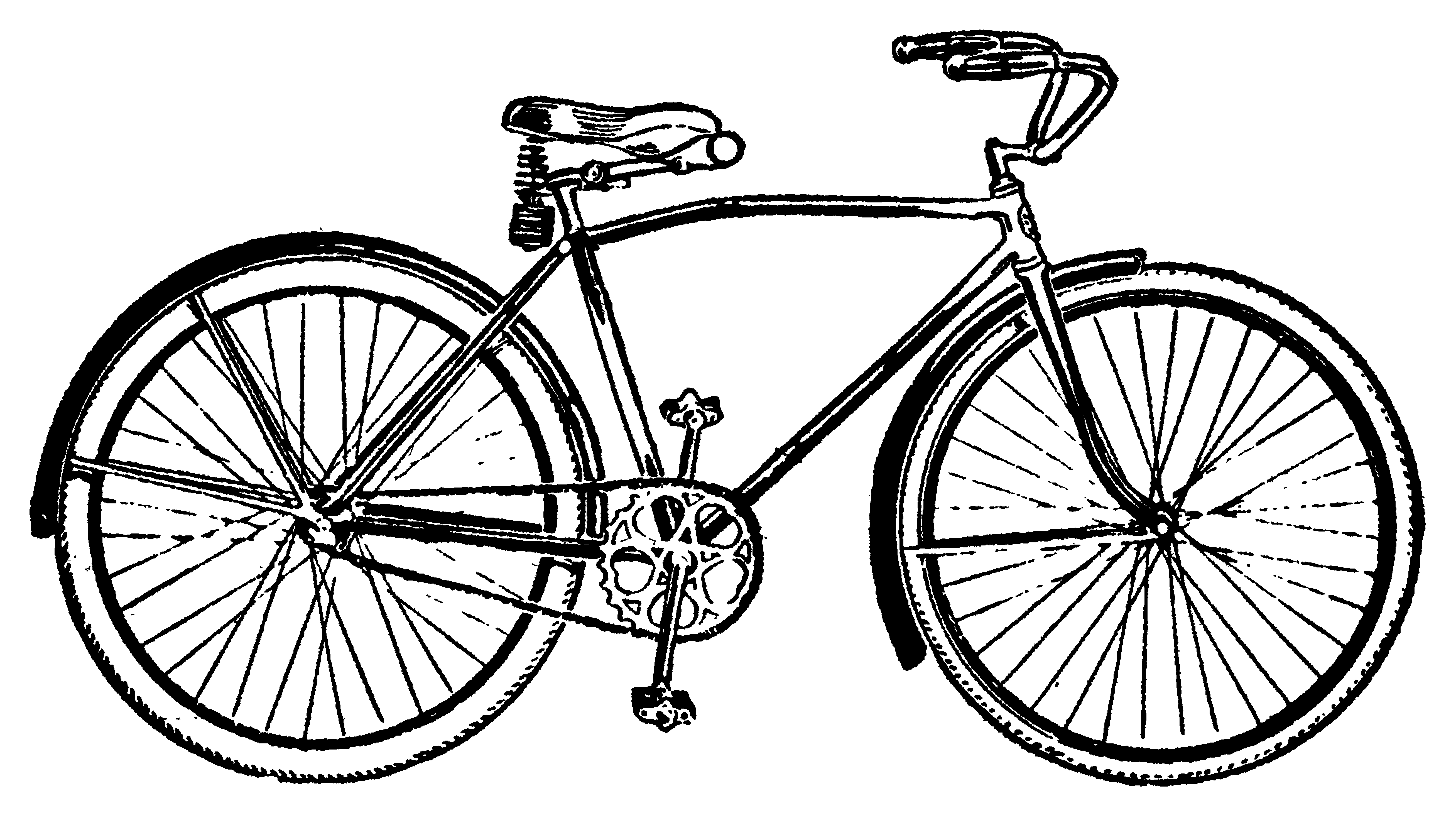 Vintage Bicycle Clip Art Free Clip Art_sweetclipart