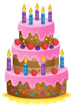 Drawing Birthday Cake Clip Art Cliparts Png Variados L@Mm 