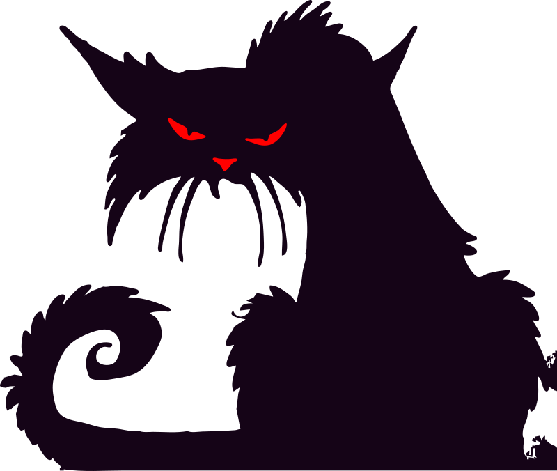 Free to Use amp Public Domain Black Cat Clip Art