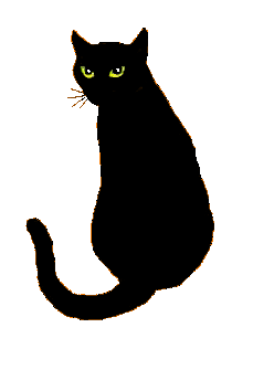 Halloween Black Cat Clipart 
