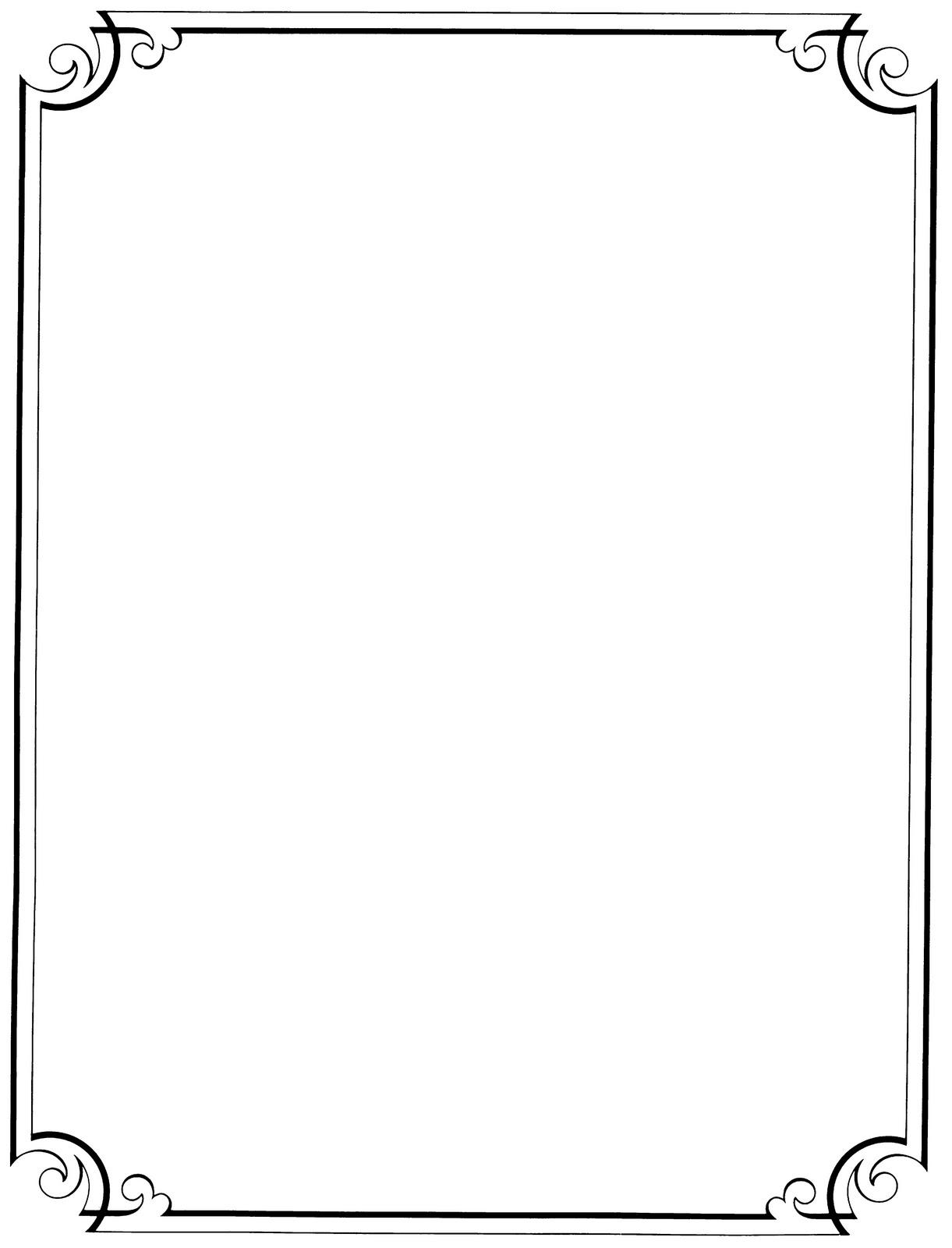 Border Clip Art Free Downloadable Borders For Your Projects