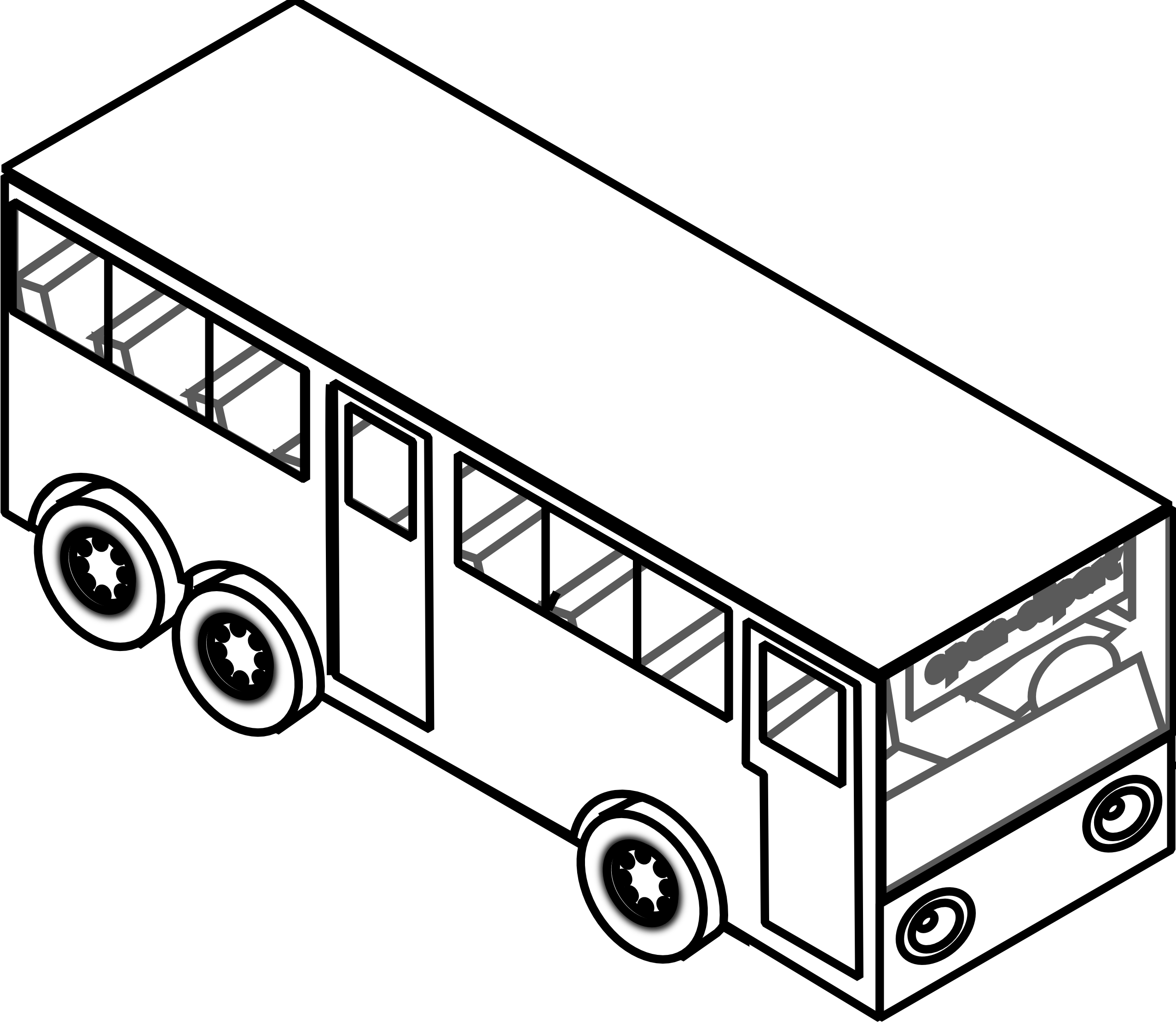school bus outline drawing - Clip Art Library