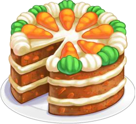 Watercolor Carrot Cake Vector Illustration Stock Vector (Royalty Free)  2307665971 | Shutterstock