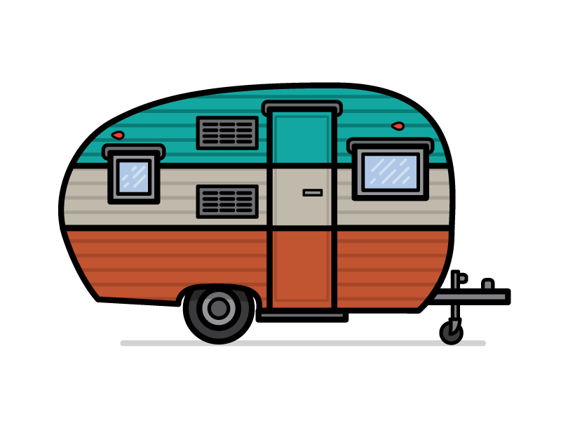 camper trailer clip art