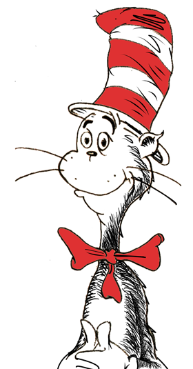 Cat in the hat clipart kid 5 