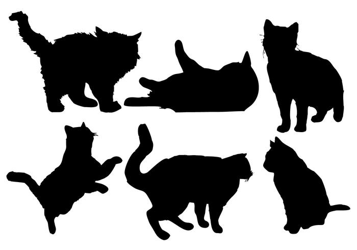 Free Cat Silhouette Vector