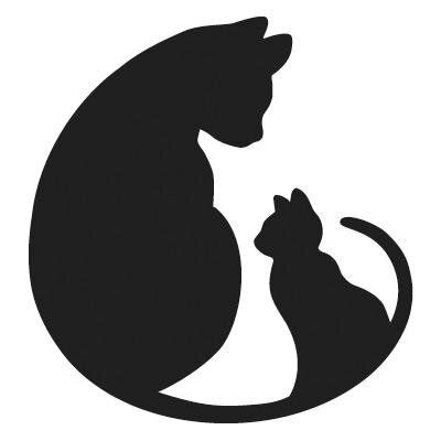 cat silhouettes image