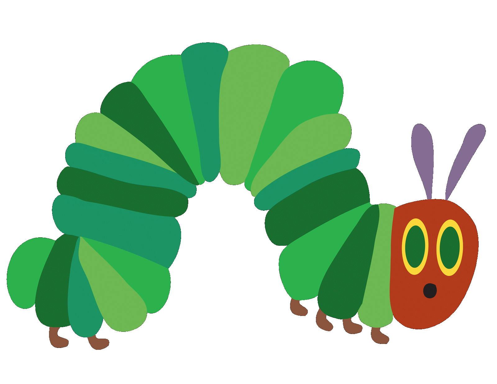 The Very Hungry Caterpillar Clip Art Many Interesting Cliparts