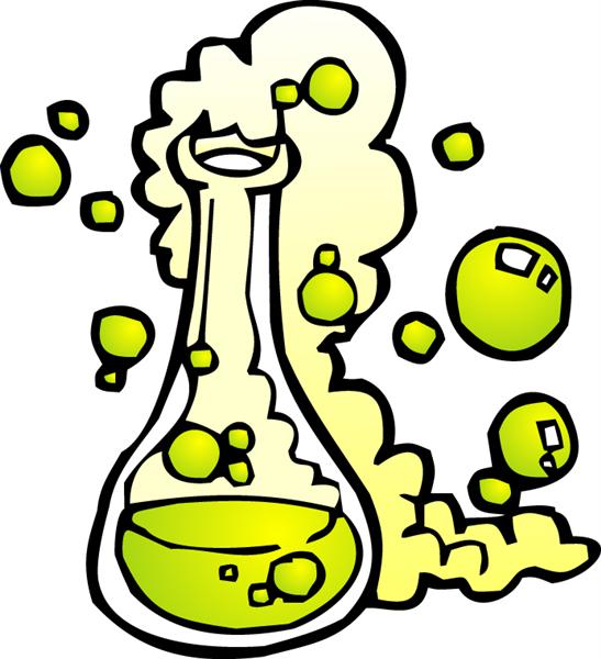 chemical reaction explosion clipart