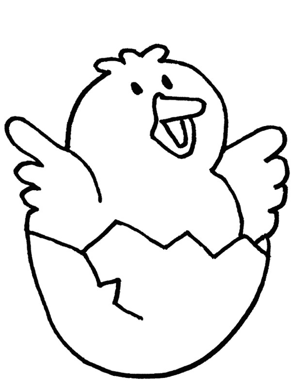 Chicken Clipart Black And White
