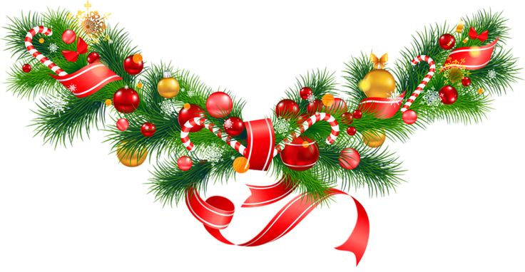 Christmas Garland Clipart – Happy Holidays!_happyholidaysblog