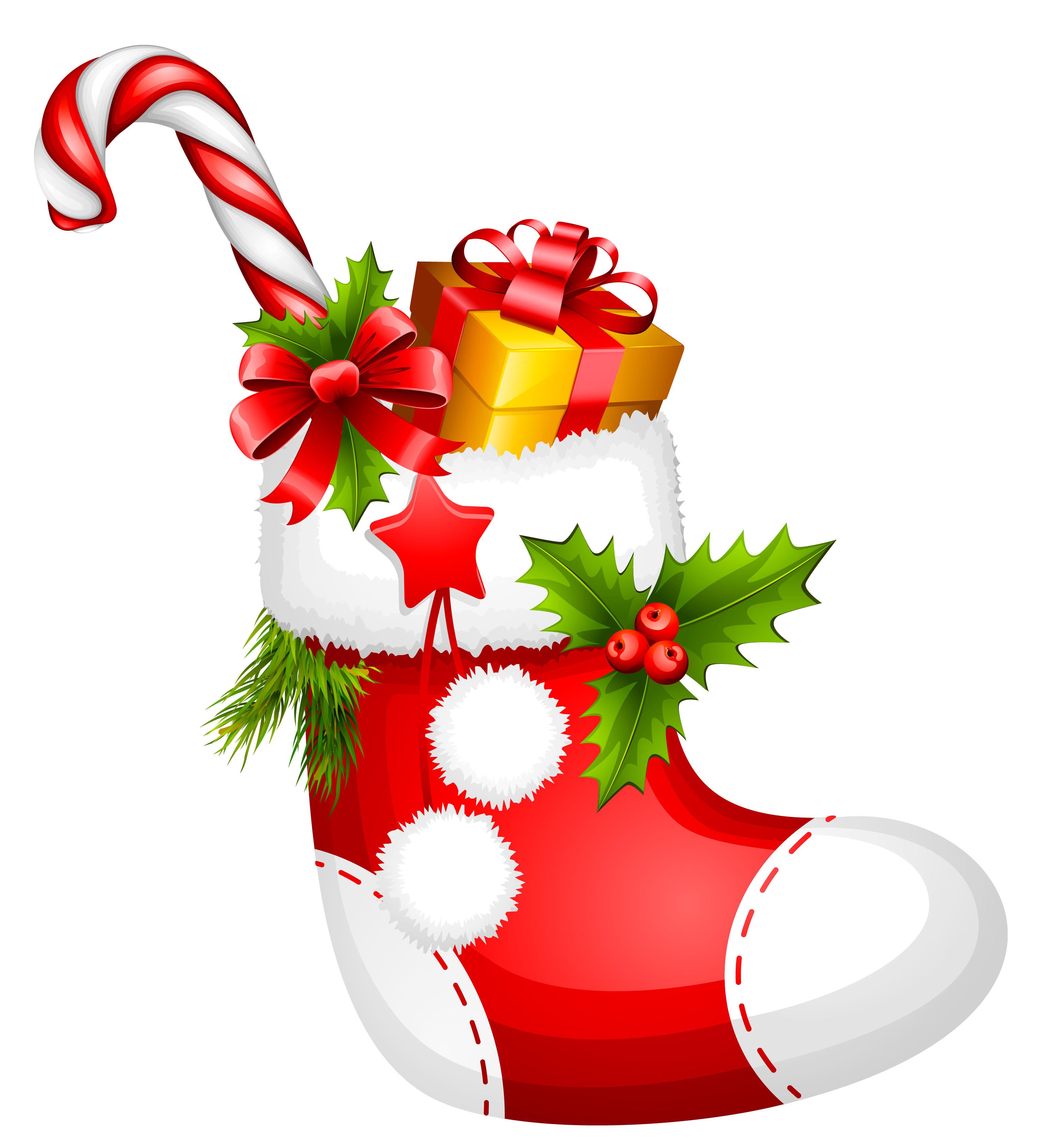 free clipart christmas stocking - Clip Art Library