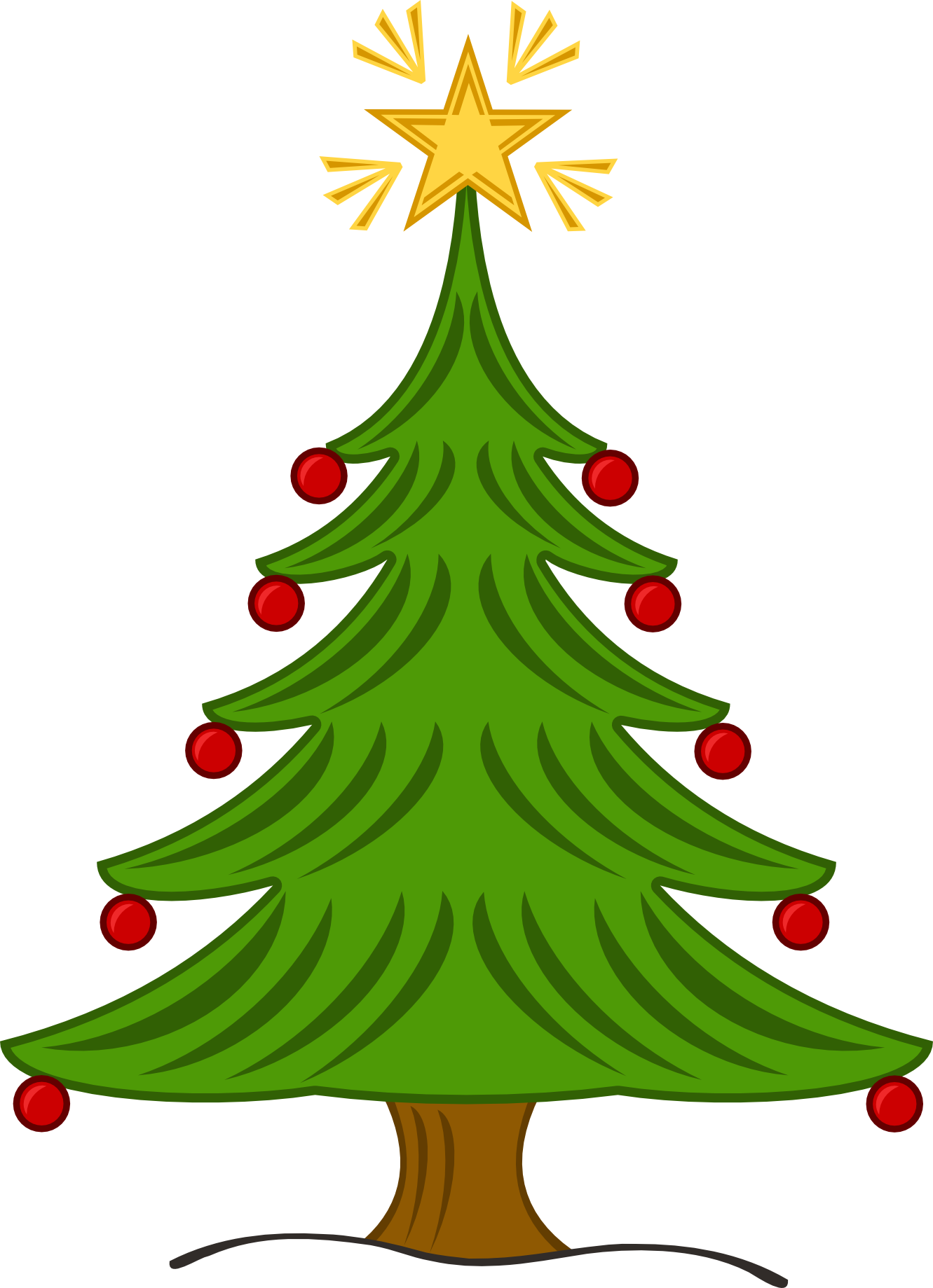 Clip Art Christmas Tree Png Clip Art Library