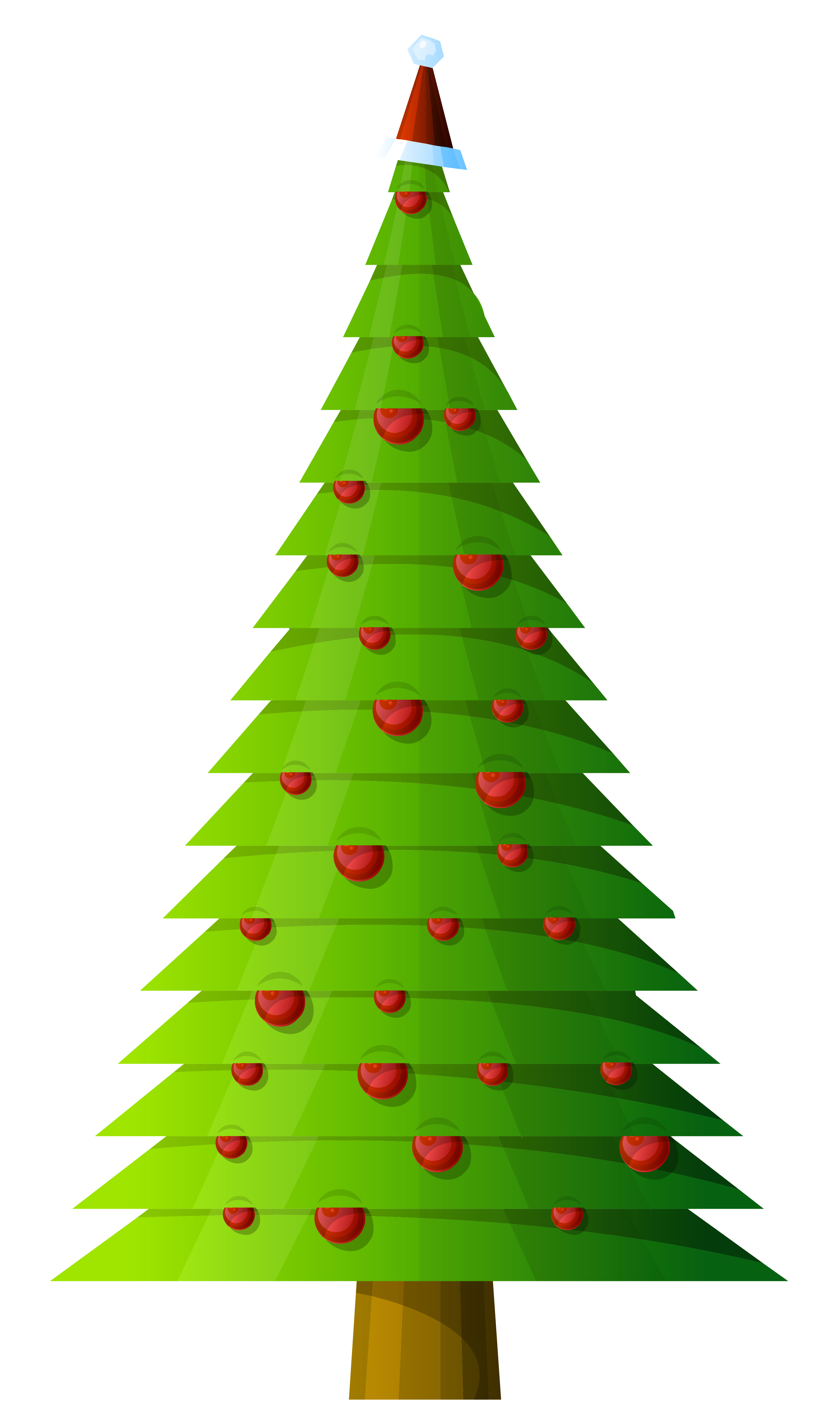 Rustic Christmas Tree Clipart (59+)