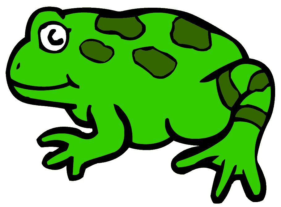 green frog clip art