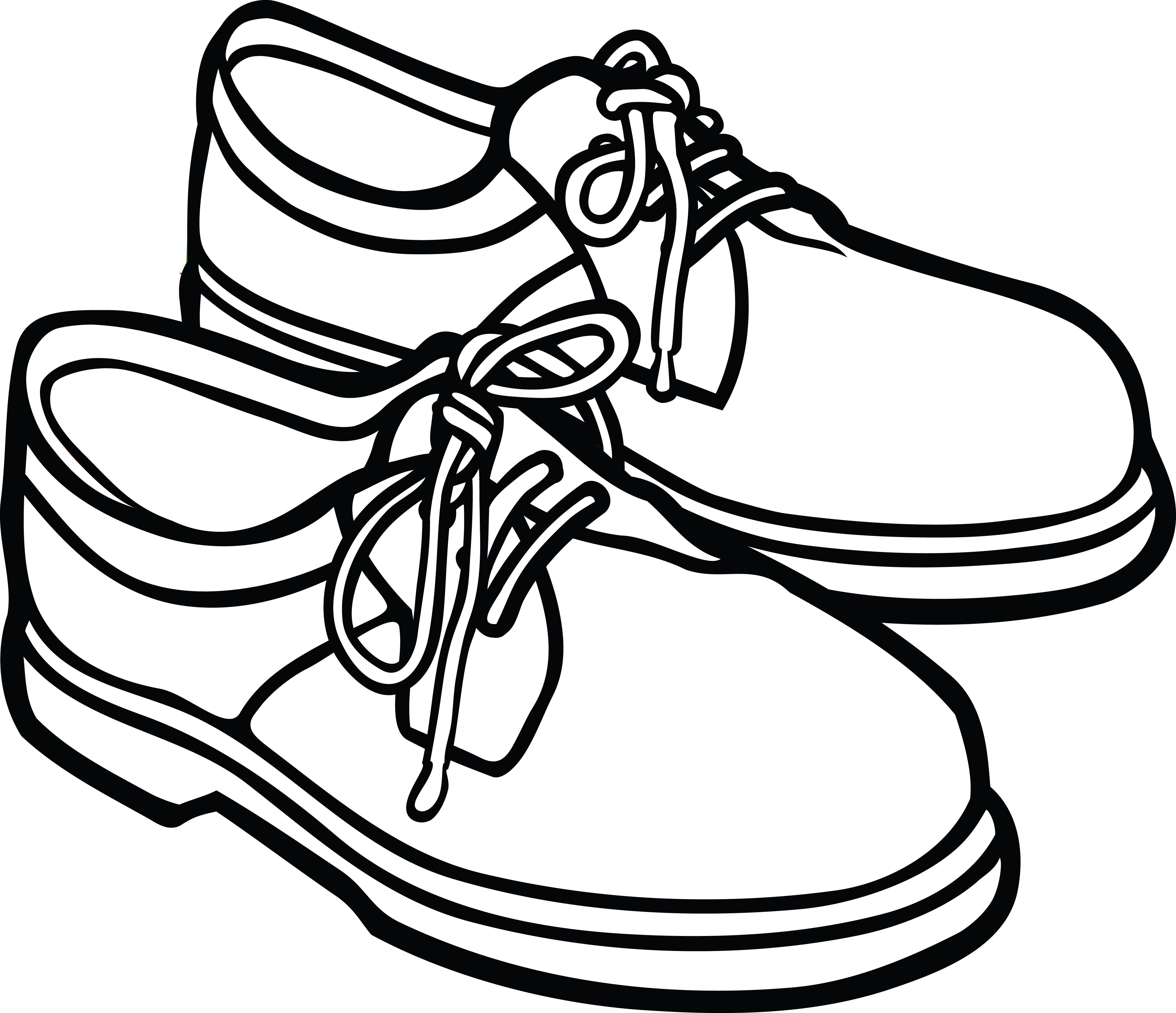 Clipart Of A pair of mens shoes free