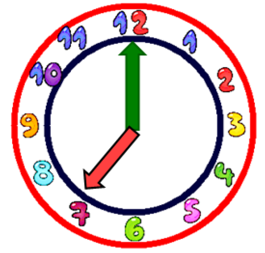 7 часов сайт. Часы 7 часов. Часы картинка для детей. Векторные изображения часы для детей. 7 Часов рисунок.