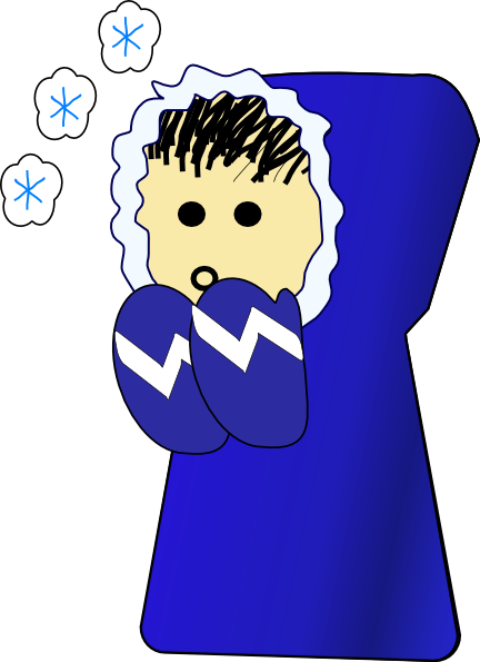 Cold Kid Clip Art