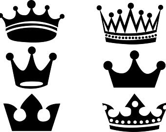 Clothing King Crown Icon clip art Free vector in Open office 
