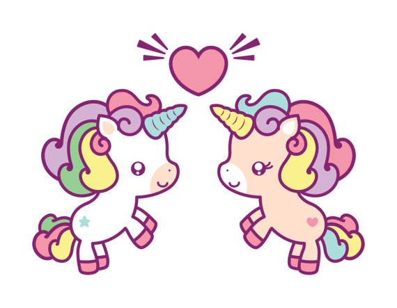 Unicorn clipart cute