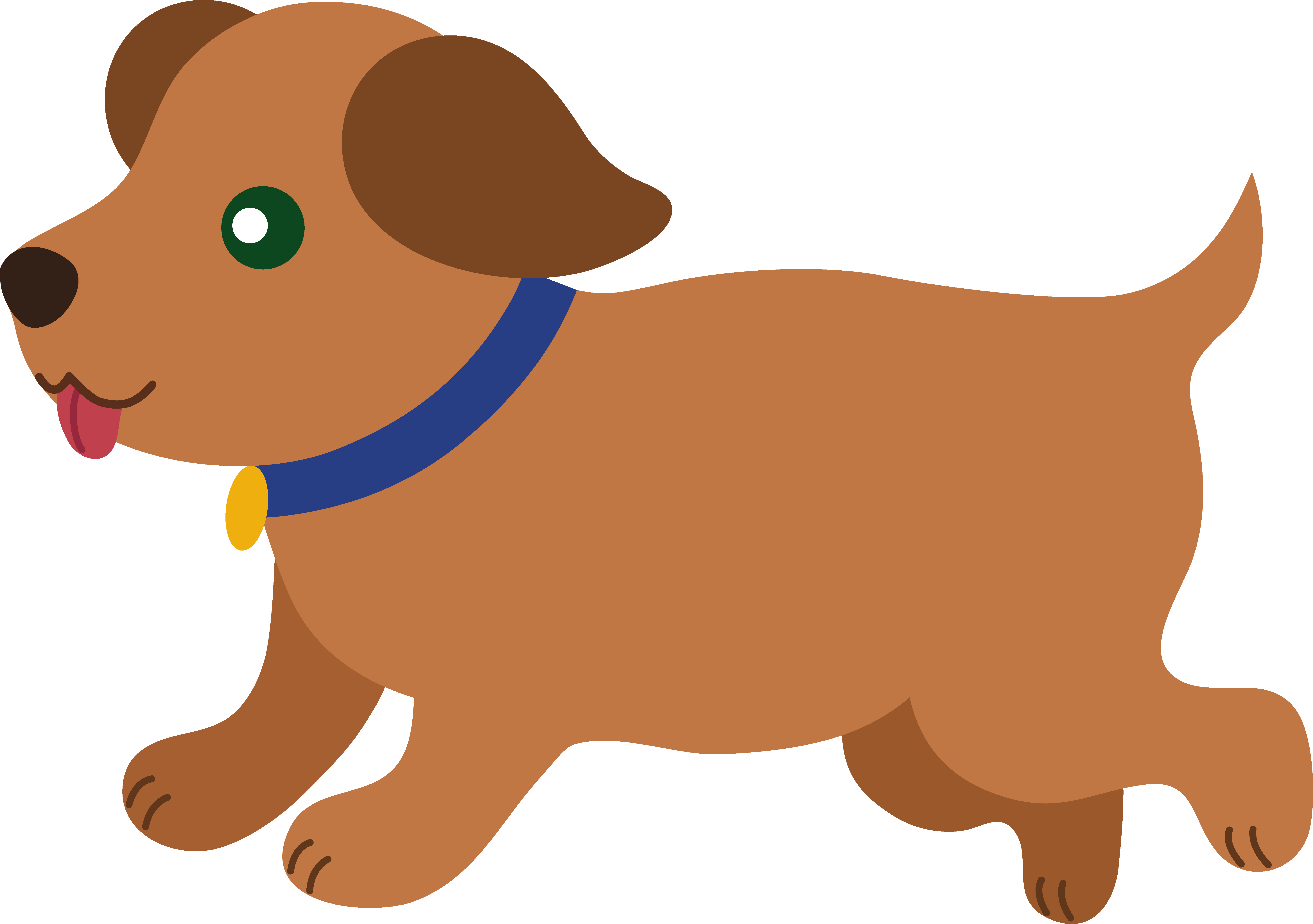 Modern Cartoon Dog Clipart Clip Art Library