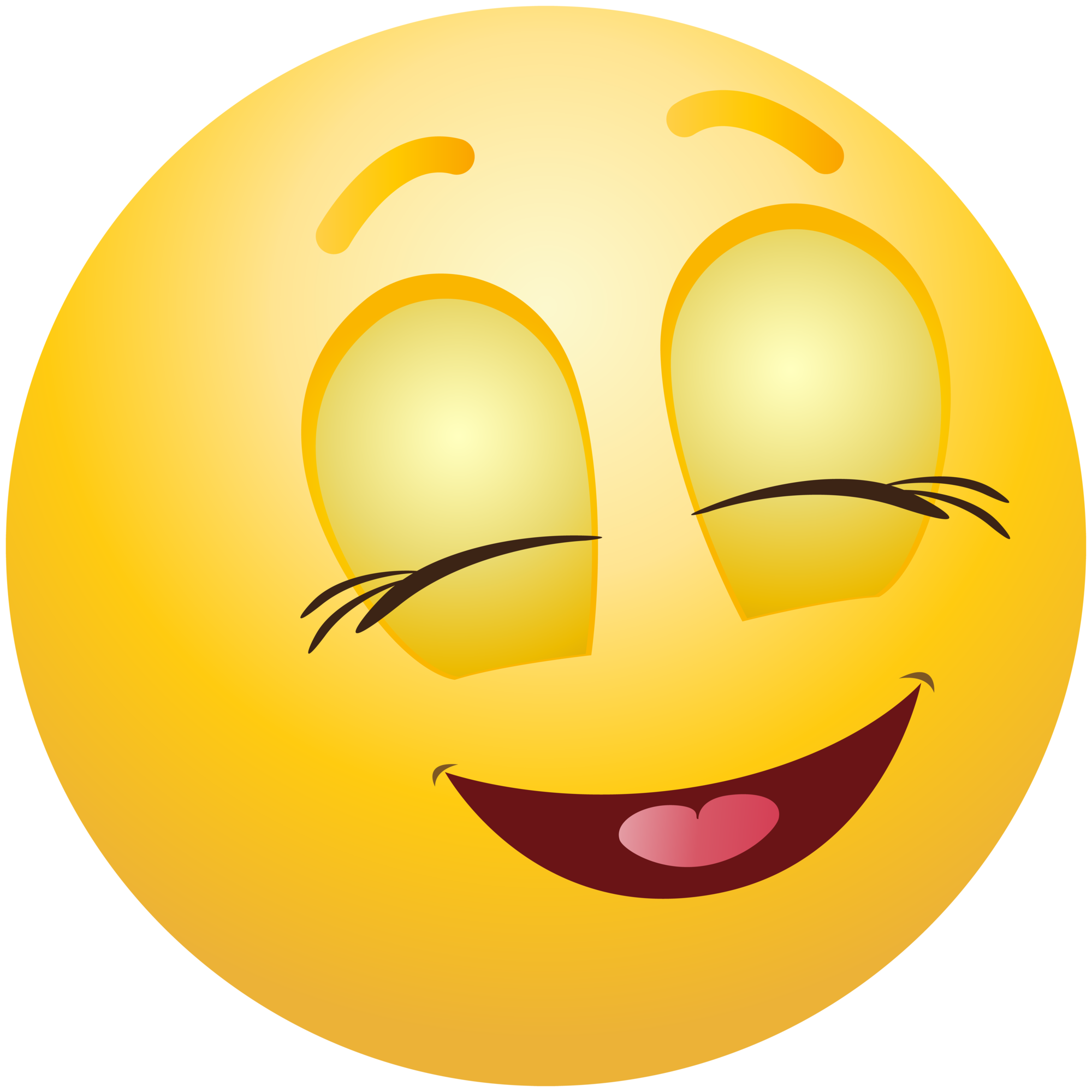 Pleased Emoticon Emoji Clipart