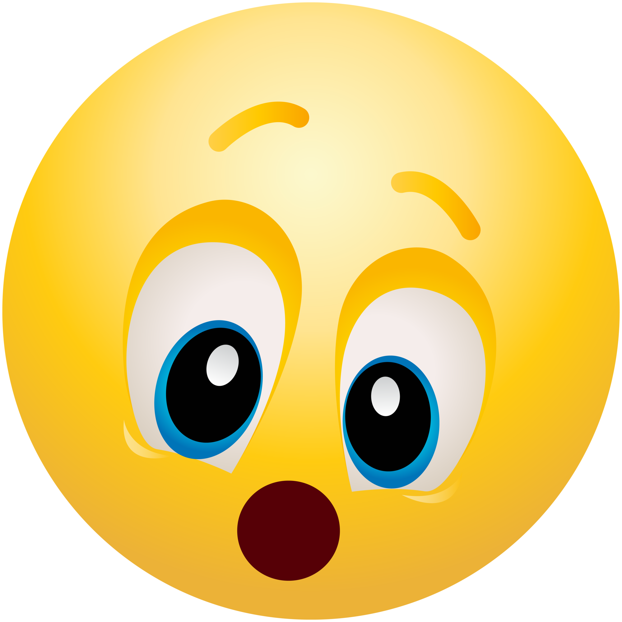 Amazed Emoticon Emoji Clipart
