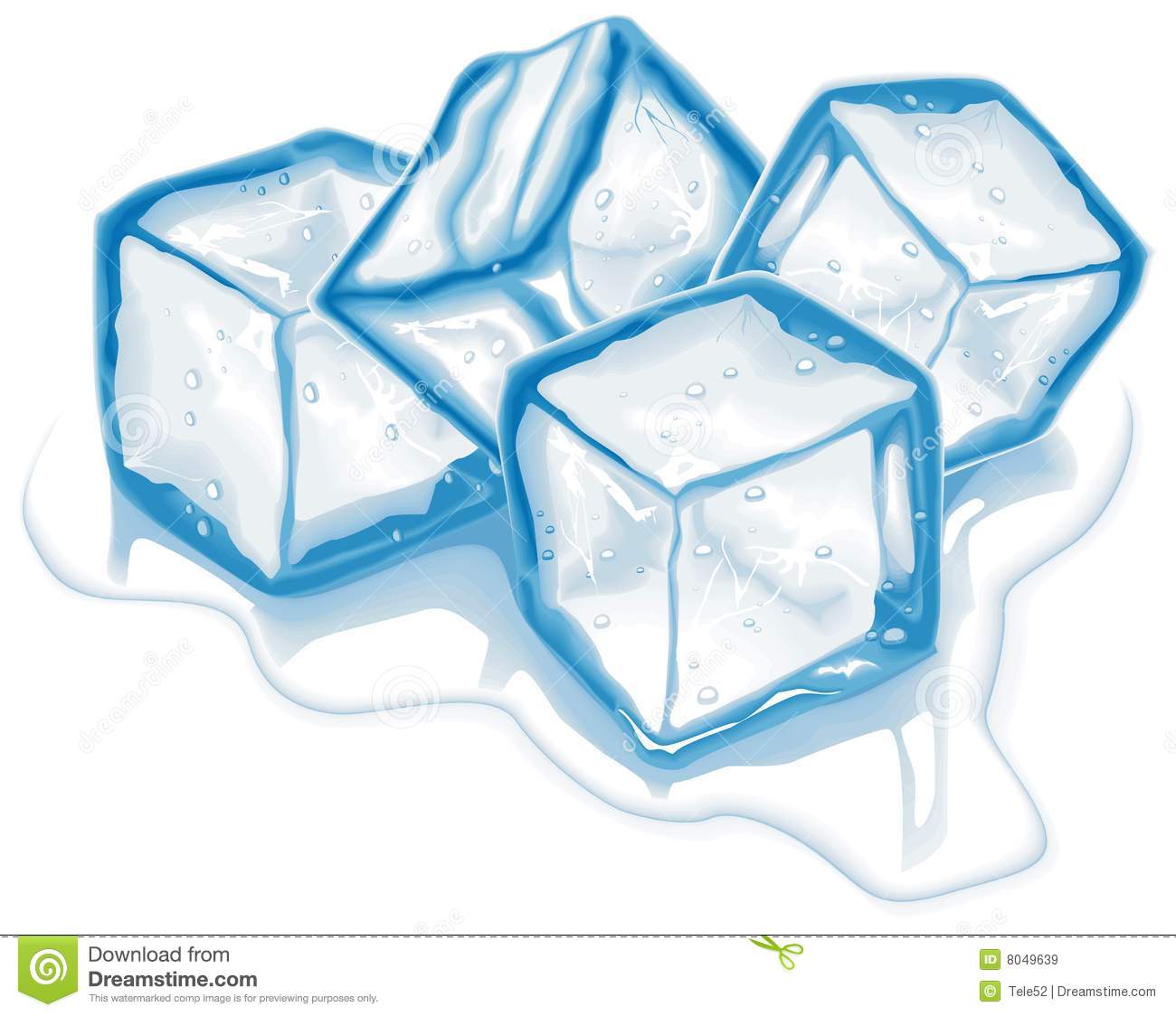 Ice Cube clipart ice block