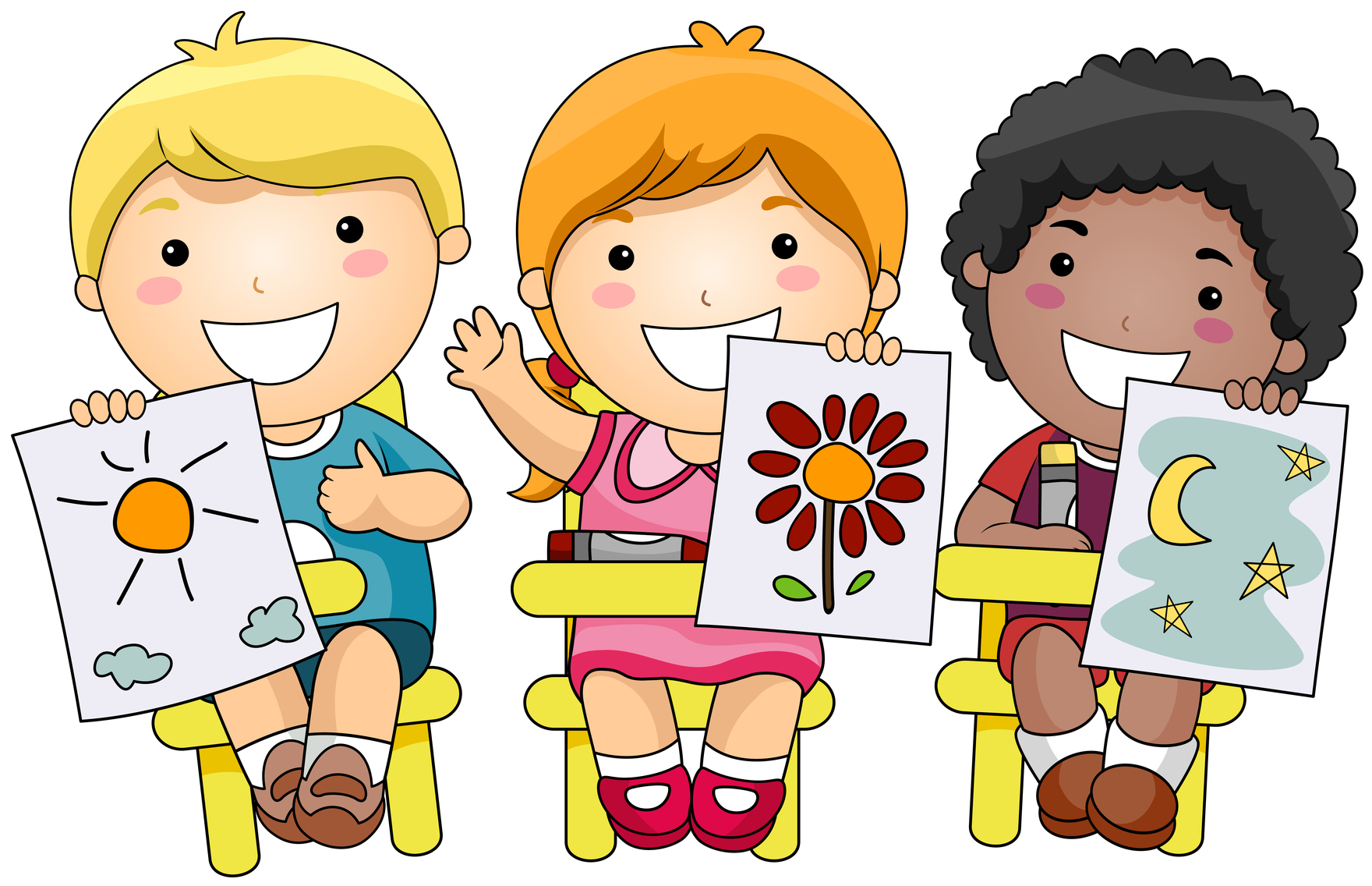 kids drawing clipart