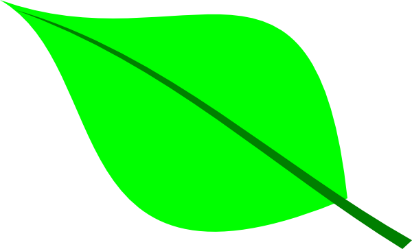 Green Leaf Clip Art At Clker