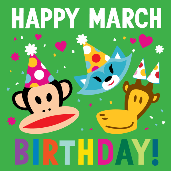 March Birthday Clip Art